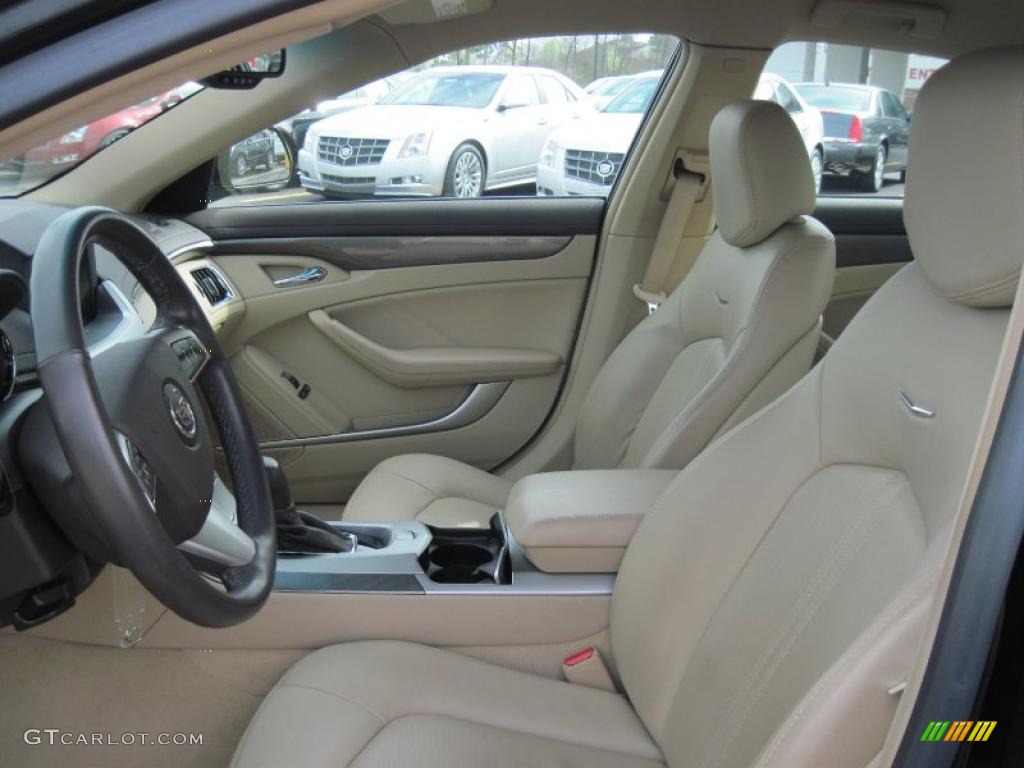 Cashmere/Cocoa Interior 2008 Cadillac CTS Sedan Photo #46501784