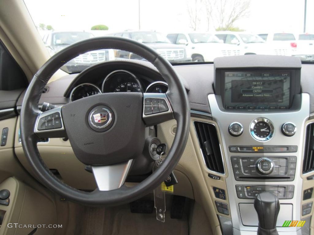 2008 Cadillac CTS Sedan Cashmere/Cocoa Dashboard Photo #46501871