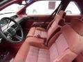 Red 1993 Chevrolet Lumina Euro Coupe Interior Color