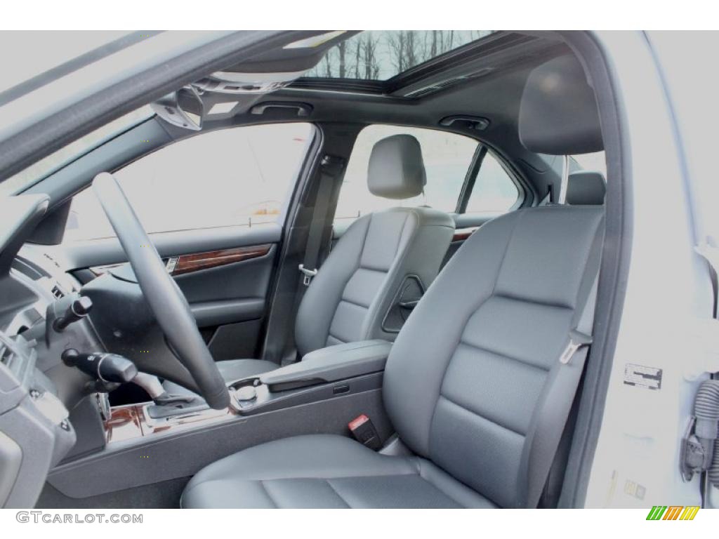 Black Interior 2010 Mercedes-Benz C 300 Sport 4Matic Photo #46502660