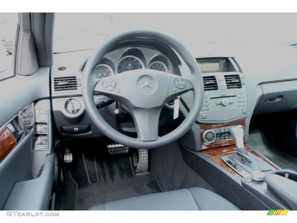 2010 Mercedes-Benz C 300 Sport 4Matic Black Dashboard Photo #46502690