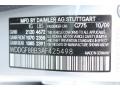 775: Iridium Silver Metallic 2010 Mercedes-Benz C 300 Sport 4Matic Color Code