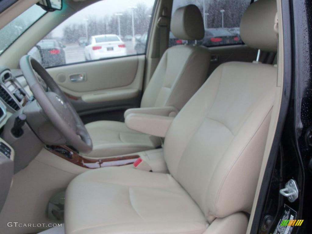 Ash Interior 2004 Toyota Highlander Limited V6 4WD Photo #46503548