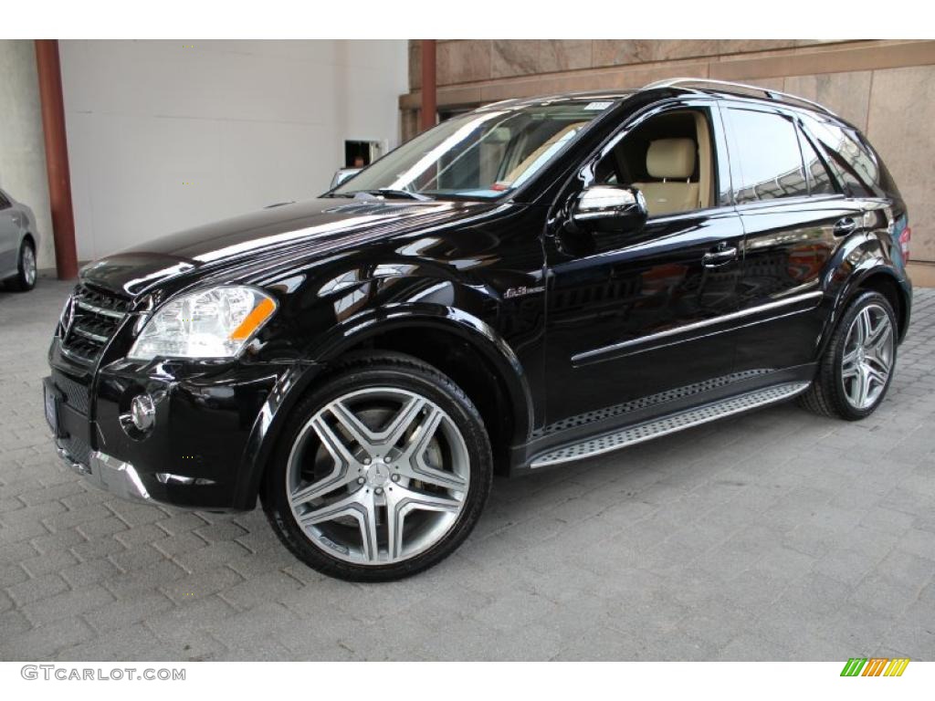 2009 ML 63 AMG 4Matic - Black / Cashmere photo #1