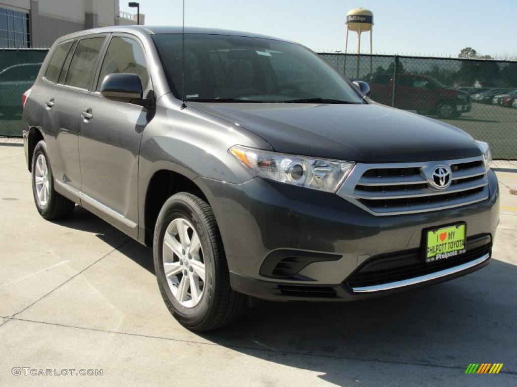 Magnetic Gray Metallic Toyota Highlander