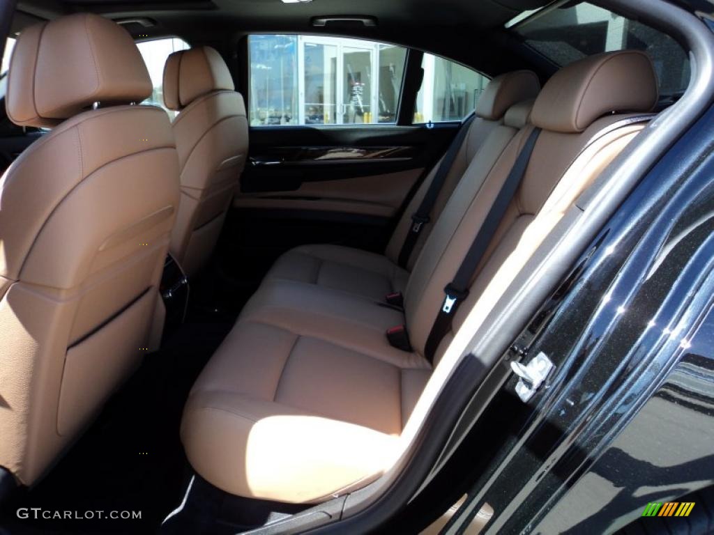 2011 7 Series 750i Sedan - Black Sapphire Metallic / Saddle/Black Nappa Leather photo #8