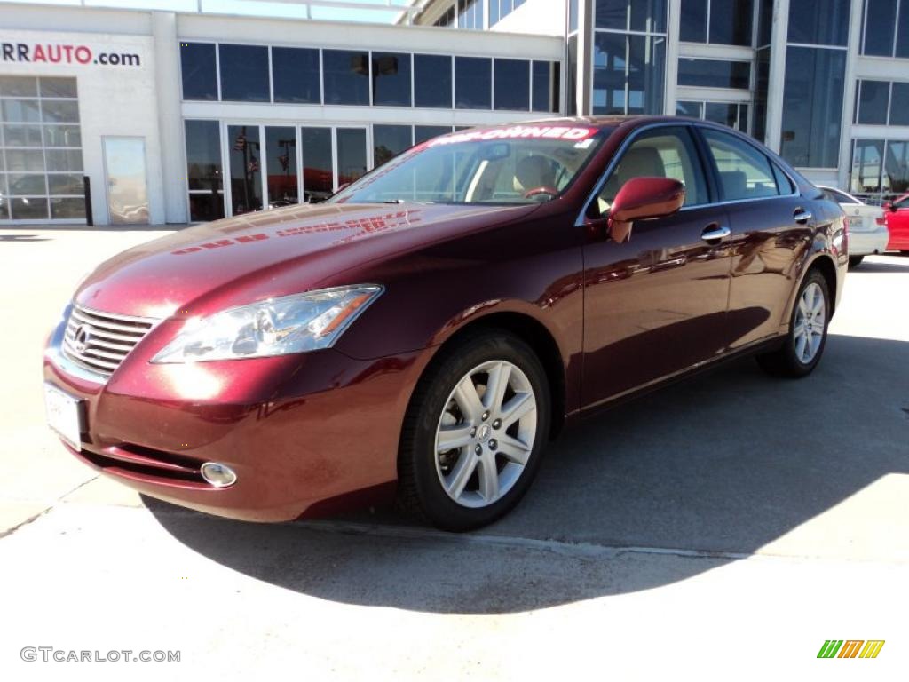 Royal Ruby Red Metallic 2007 Lexus ES 350 Exterior Photo #46505648