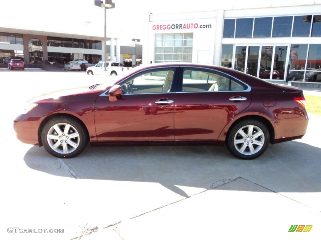 Royal Ruby Red Metallic 2007 Lexus ES 350 Exterior Photo #46505690