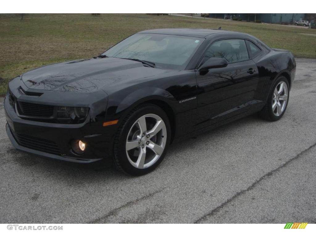 Black 2010 Chevrolet Camaro SS/RS Coupe Exterior Photo #46505726