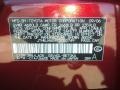 3R5: Royal Ruby Red Metallic 2007 Lexus ES 350 Color Code
