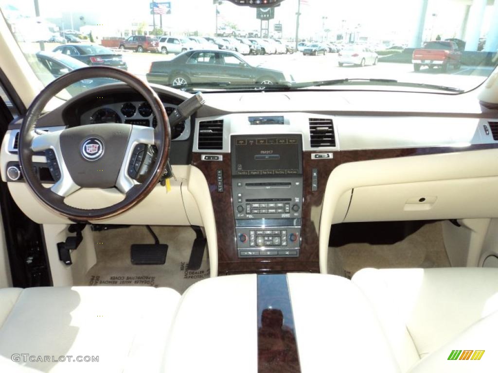 2008 Cadillac Escalade ESV Cocoa/Light Cashmere Dashboard Photo #46506266