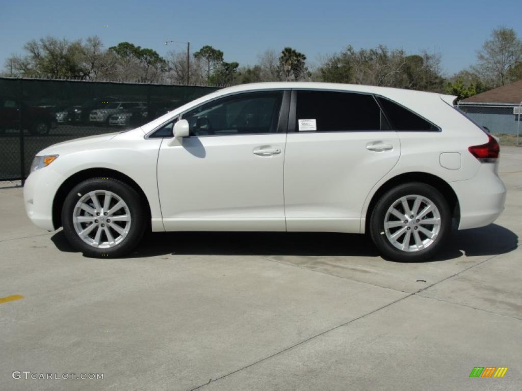 2011 Venza I4 - Blizzard Pearl White / Light Gray photo #6