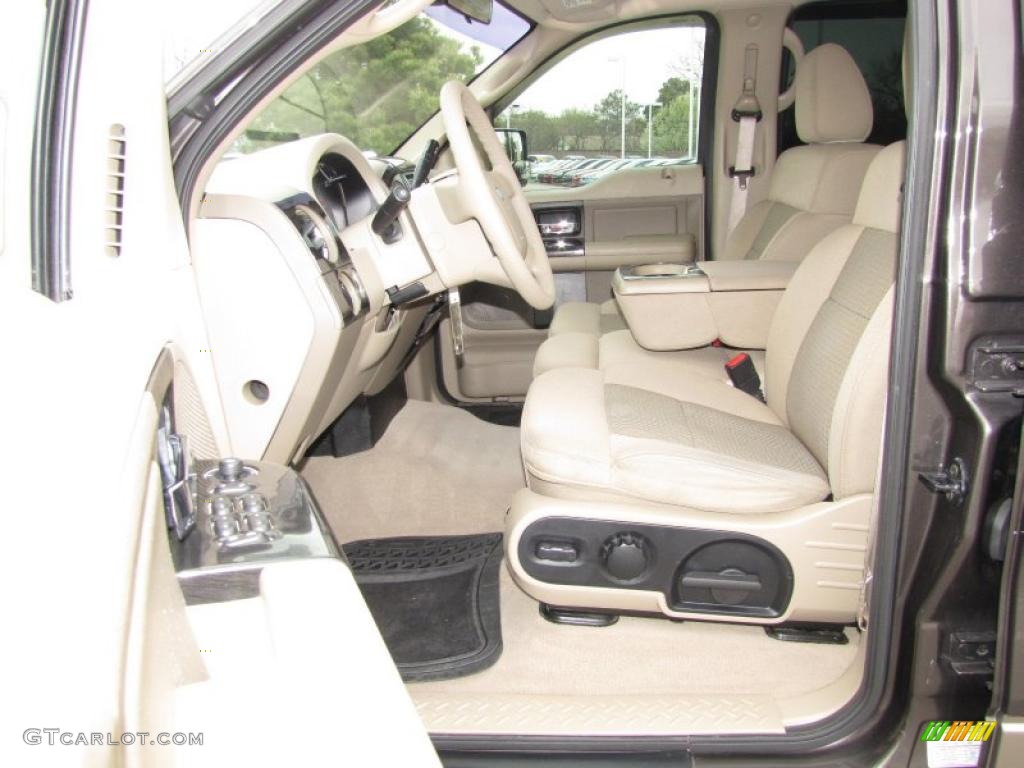 2005 F150 XLT SuperCrew - Dark Stone Metallic / Tan photo #9