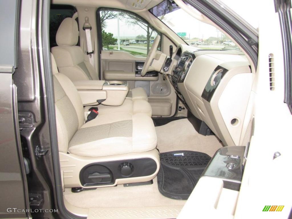 2005 F150 XLT SuperCrew - Dark Stone Metallic / Tan photo #10