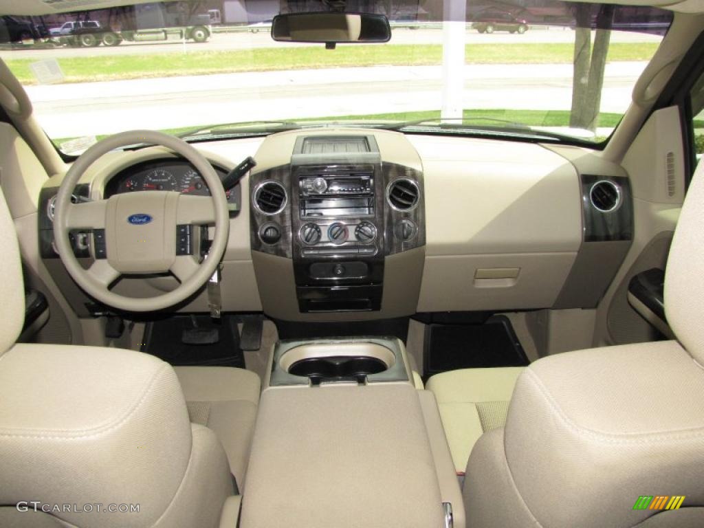 2005 F150 XLT SuperCrew - Dark Stone Metallic / Tan photo #14