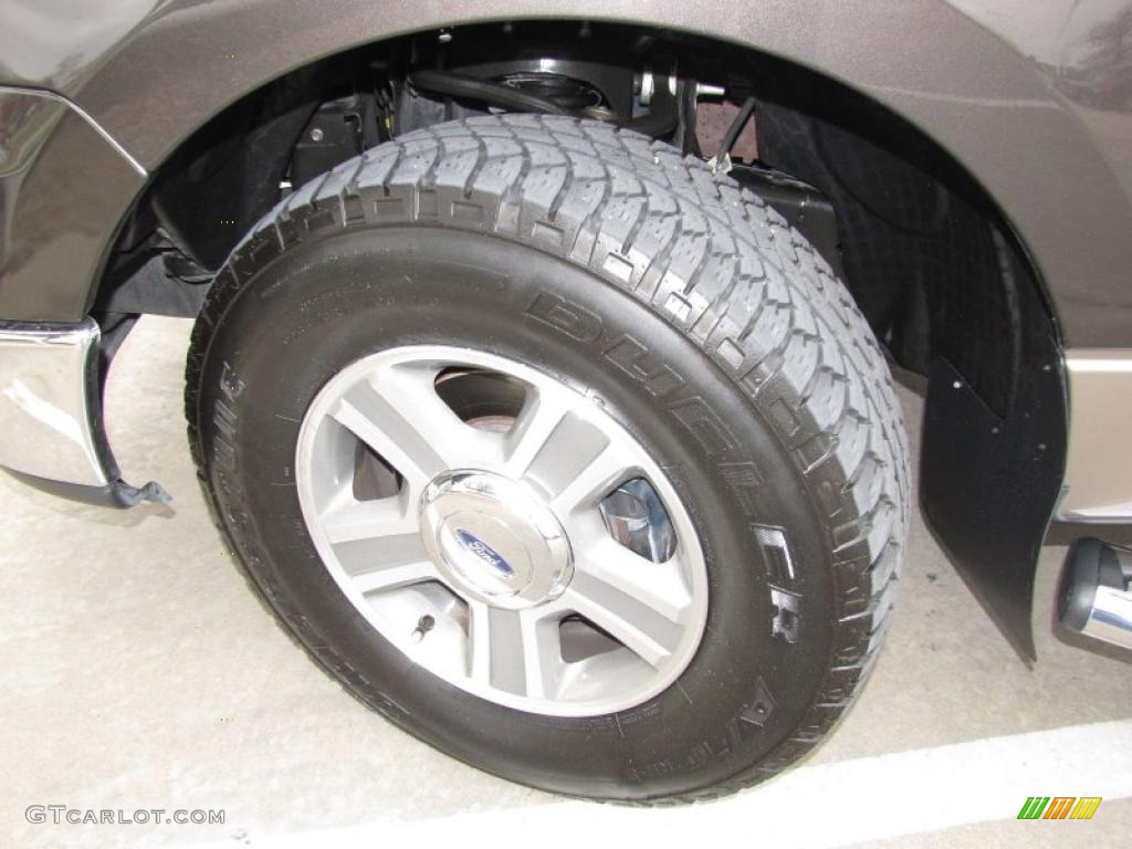 2005 F150 XLT SuperCrew - Dark Stone Metallic / Tan photo #19