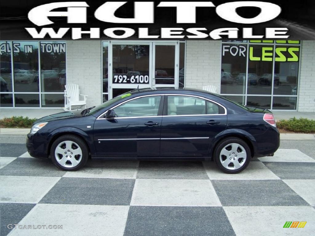 2007 Aura XE - Midnight Blue Metallic / Gray photo #1