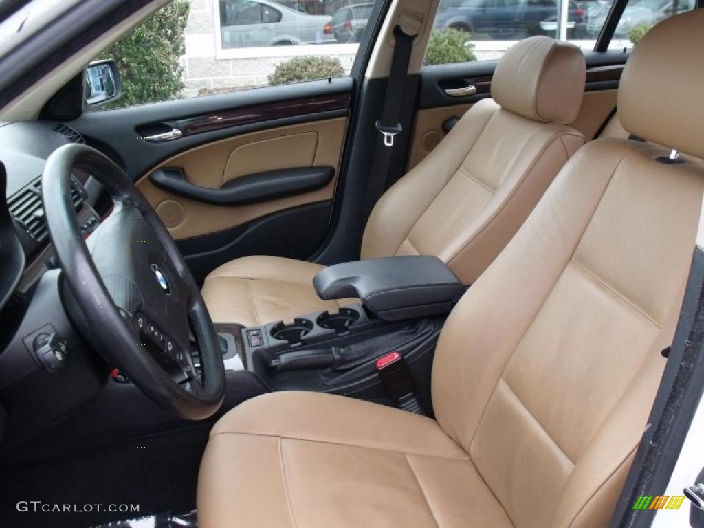 2003 3 Series 325xi Sedan - Alpine White / Sand photo #9
