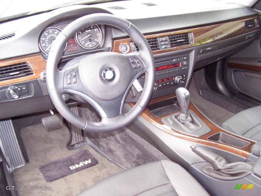 Black Interior 2010 BMW 3 Series 335i Coupe Photo #46509044