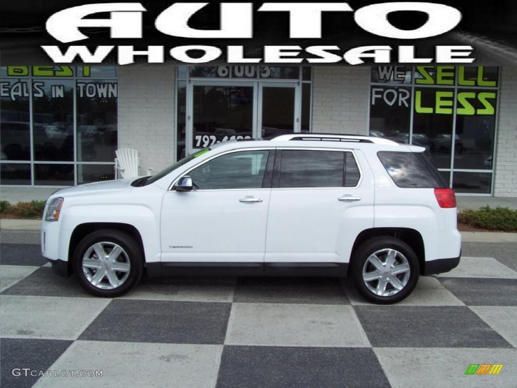 2010 Terrain SLT AWD - Summit White / Jet Black photo #1