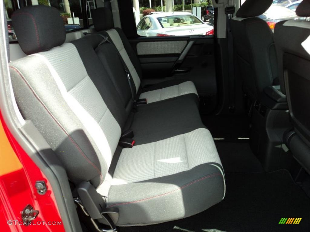 2010 Titan PRO-4X Crew Cab 4x4 - Red Alert / Charcoal photo #23