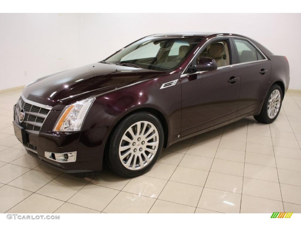 Black Cherry 2008 Cadillac CTS 4 AWD Sedan Exterior Photo #46510283