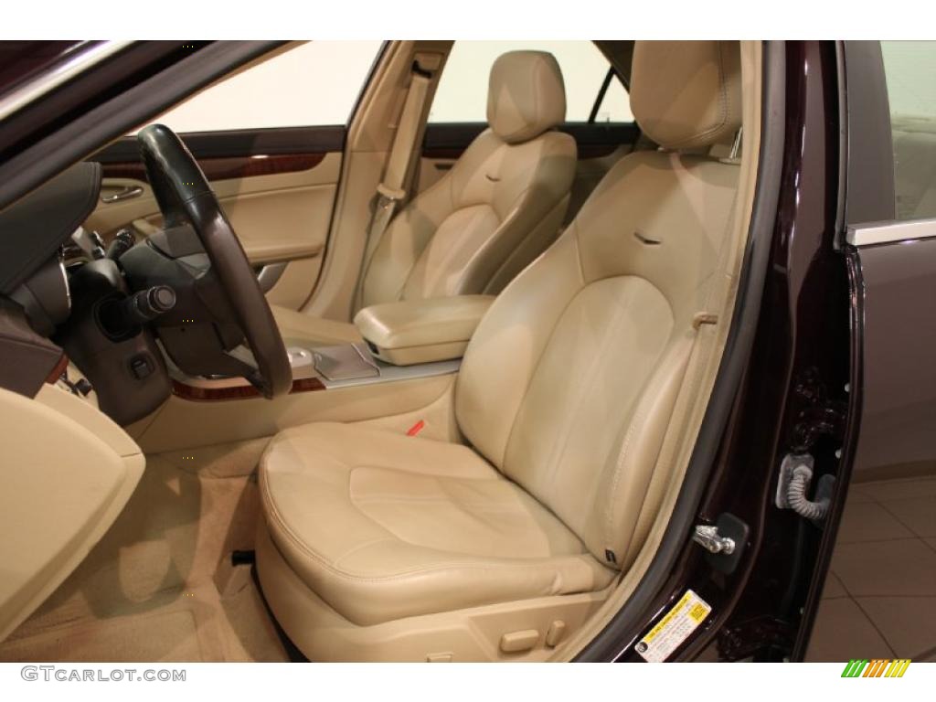 Cashmere/Cocoa Interior 2008 Cadillac CTS 4 AWD Sedan Photo #46510373