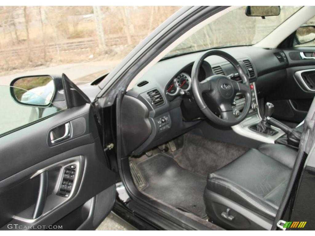 Charcoal Black Interior 2005 Subaru Legacy 2.5i Limited Wagon Photo #46510964