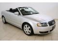 Light Silver Metallic 2004 Audi A4 1.8T Cabriolet Exterior