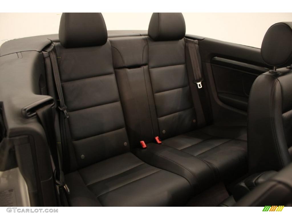 Black Interior 2004 Audi A4 1.8T Cabriolet Photo #46511555