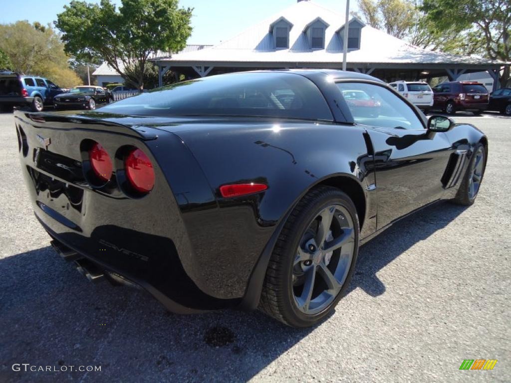 Black 2010 Chevrolet Corvette Grand Sport Coupe Exterior Photo #46512504
