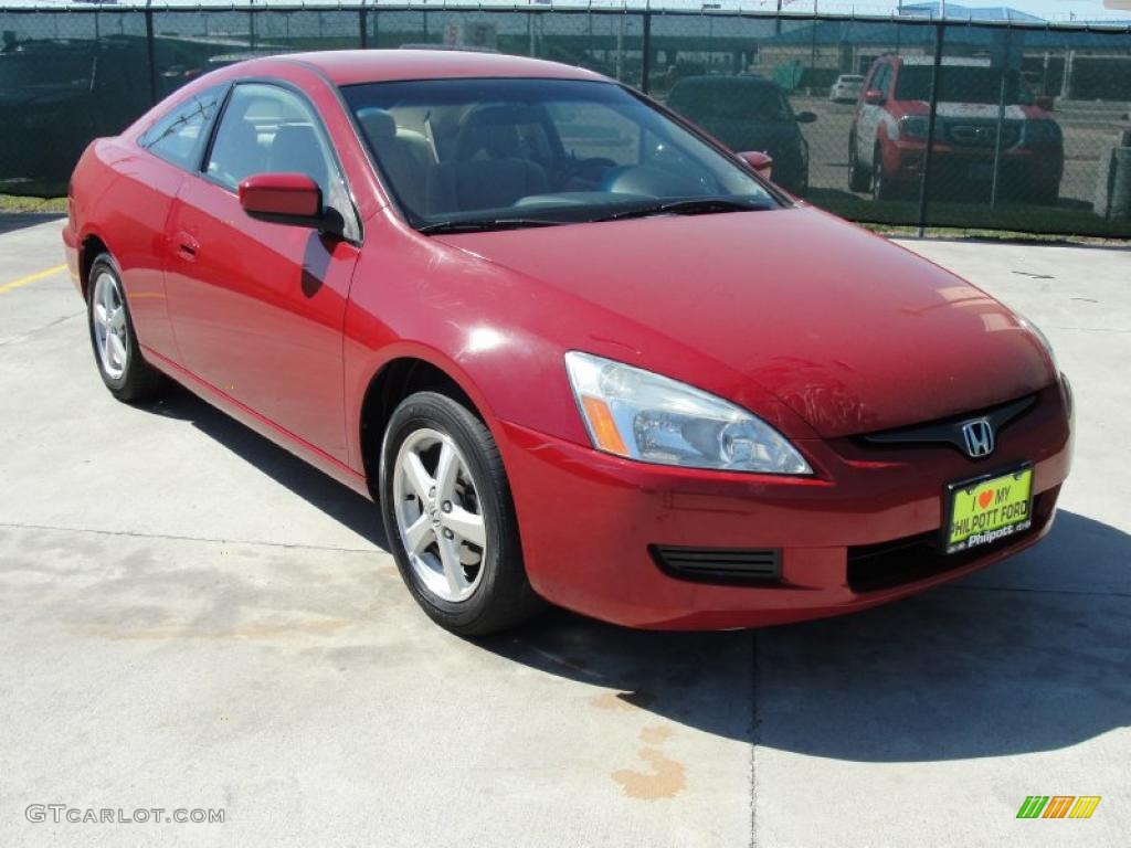 2005 Accord LX Special Edition Coupe - San Marino Red / Ivory photo #1