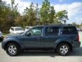 2007 Silverton Blue Nissan Pathfinder SE  photo #2