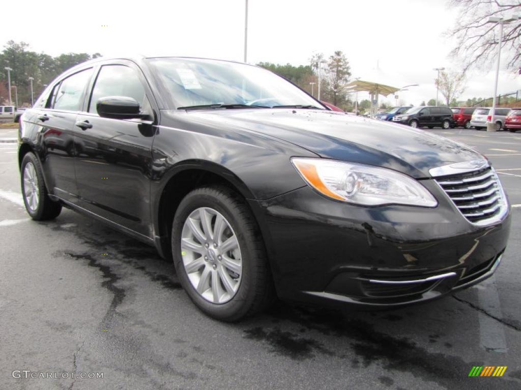 Brilliant Black Crystal Pearl 2011 Chrysler 200 Touring Exterior Photo #46514010