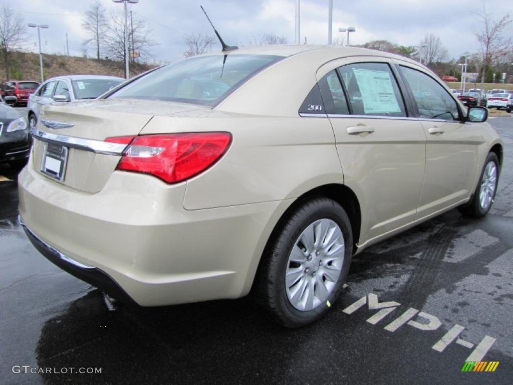 White Gold 2011 Chrysler 200 LX Exterior Photo #46514205