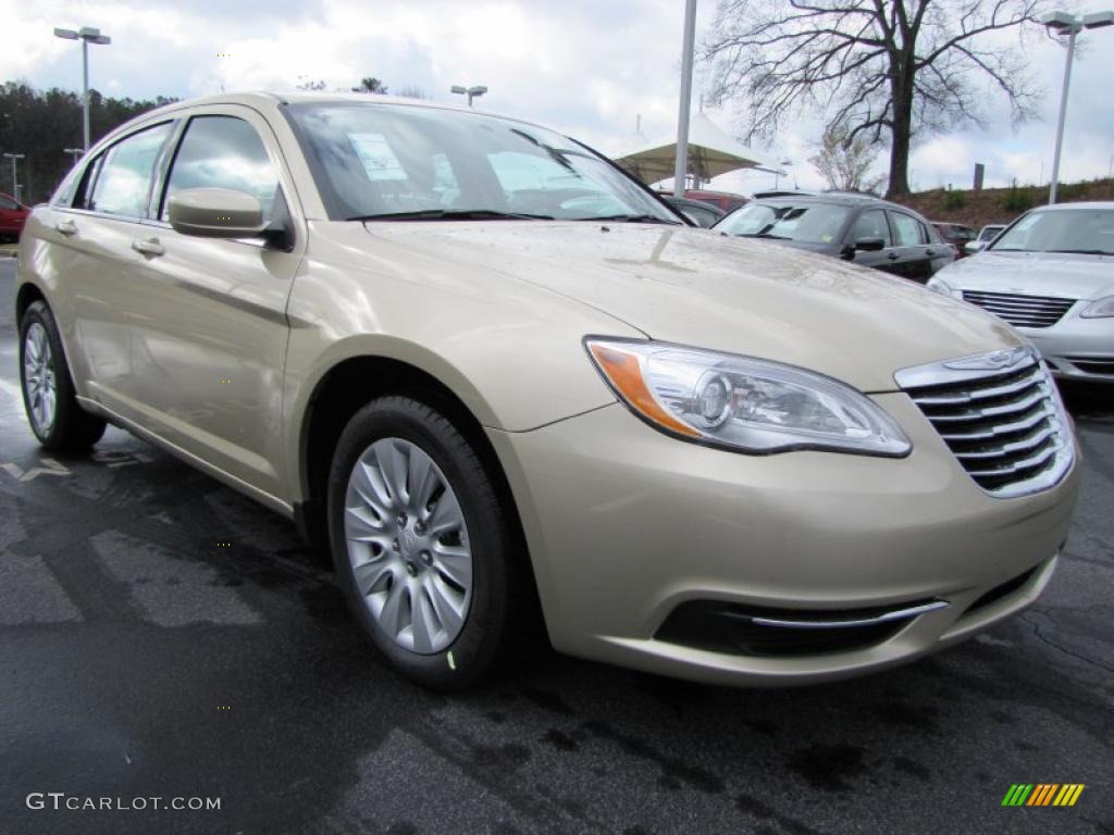 White Gold 2011 Chrysler 200 LX Exterior Photo #46514220