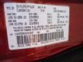 PEL: Inferno Red Tinted Pearl 2003 Dodge Caravan SXT Color Code