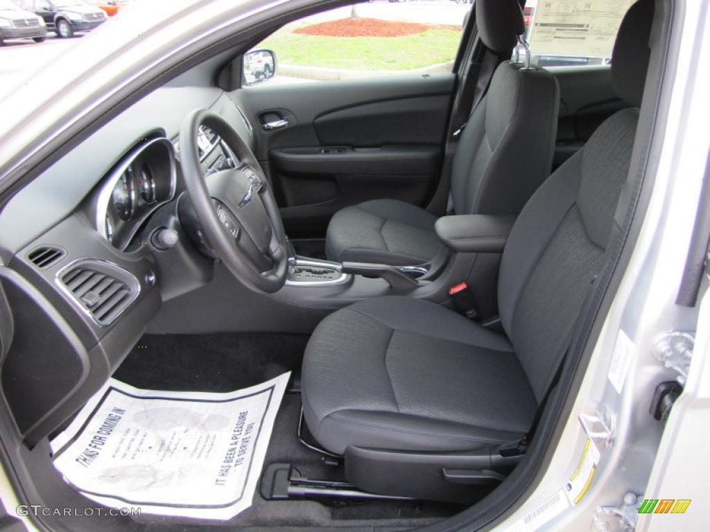 Black Interior 2011 Chrysler 200 LX Photo #46514670