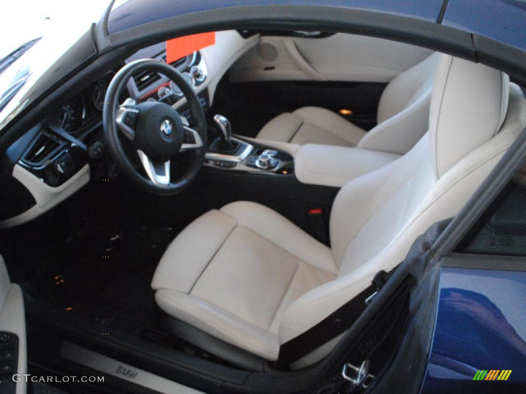Ivory White Interior 2010 BMW Z4 sDrive35i Roadster Photo #46515873