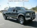 Dark Green Satin Metallic - F250 Super Duty Lariat FX4 Off Road Crew Cab 4x4 Photo No. 1