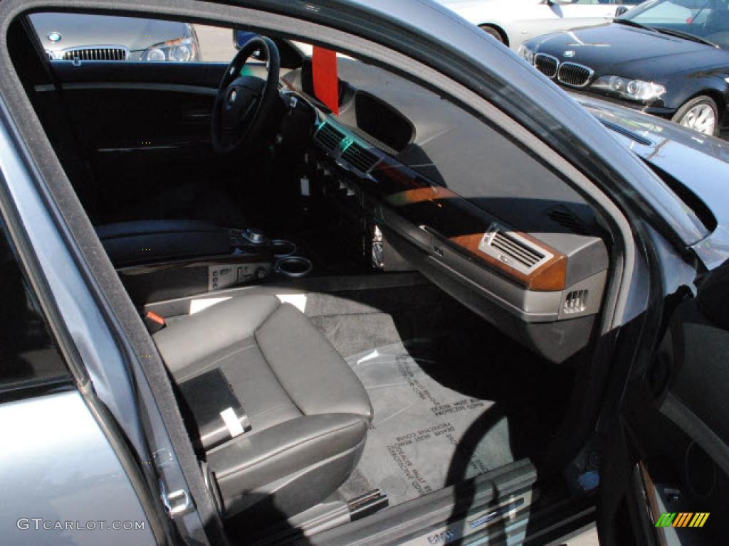 2008 7 Series 750i Sedan - Michigan Blue Metallic / Black photo #3