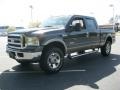 Dark Green Satin Metallic - F250 Super Duty Lariat FX4 Off Road Crew Cab 4x4 Photo No. 25
