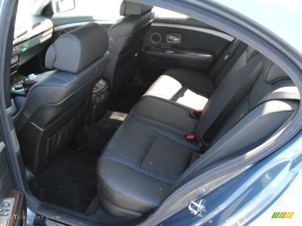 2008 7 Series 750i Sedan - Michigan Blue Metallic / Black photo #11
