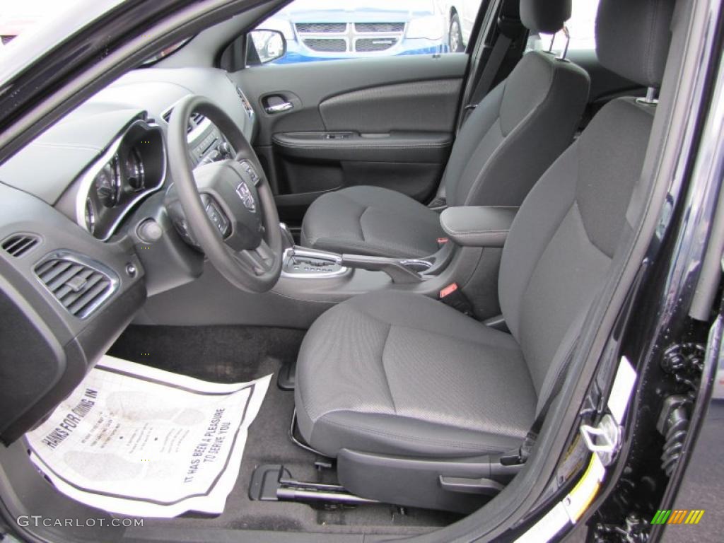Black Interior 2011 Dodge Avenger Express Photo #46516272