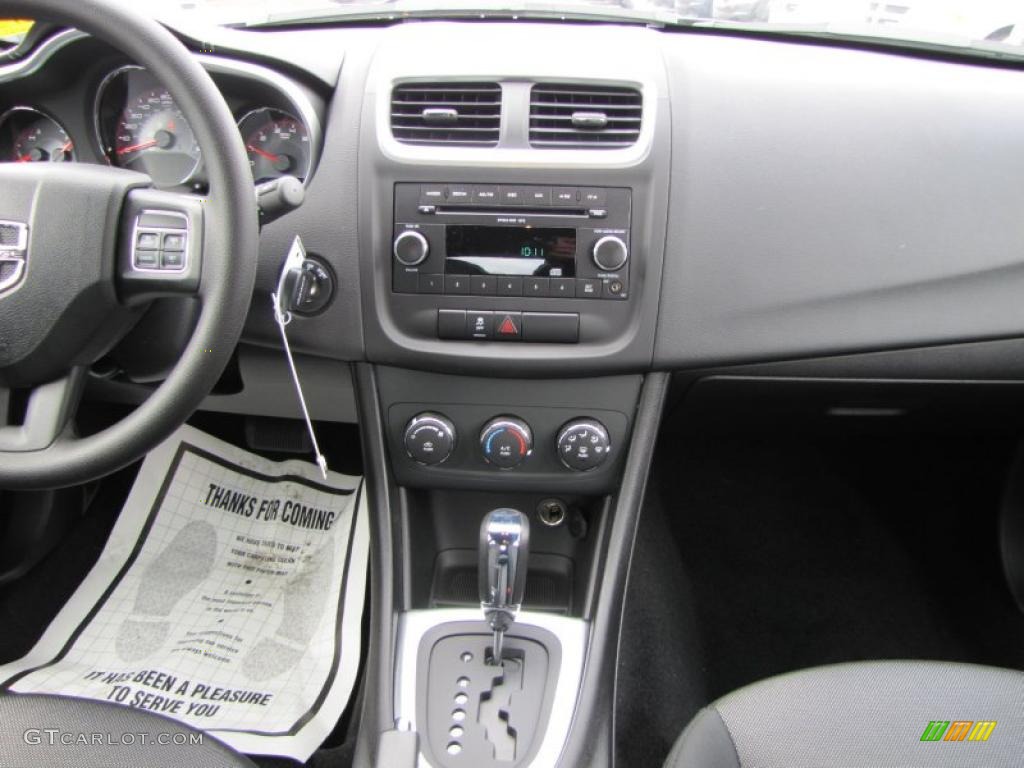 2011 Dodge Avenger Express Black Dashboard Photo #46516317