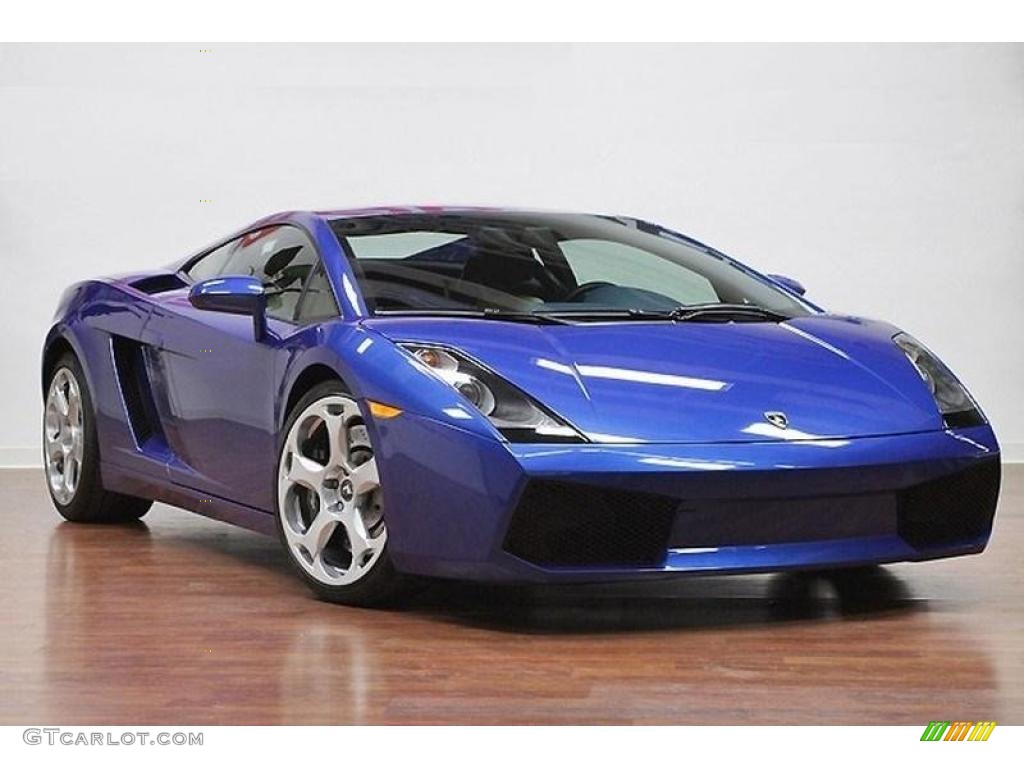 Blu Caelum 2004 Lamborghini Gallardo Coupe Exterior Photo #46516635