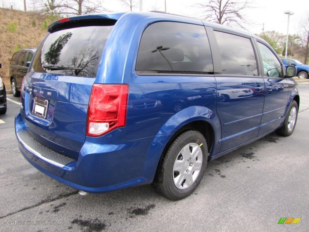 2011 Grand Caravan Express - Deep Water Blue Pearl / Black/Light Graystone photo #3