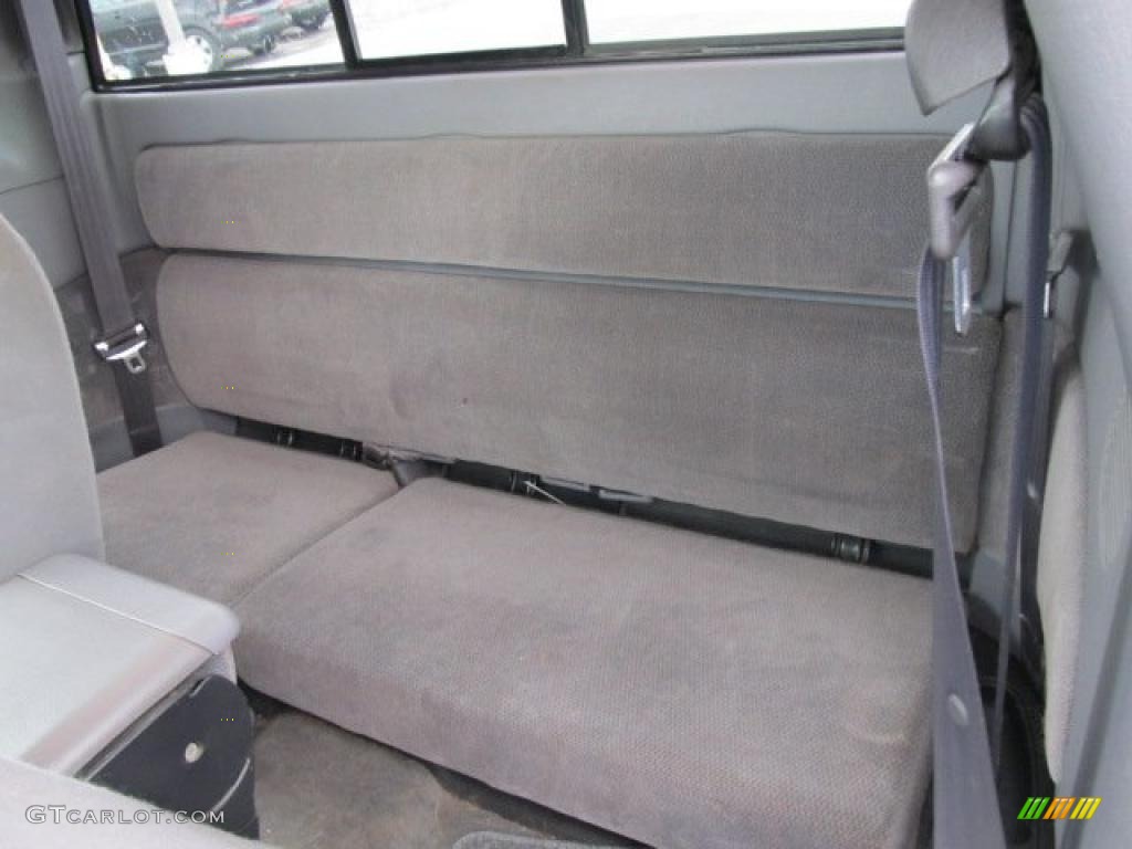 2000 Dakota SLT Extended Cab 4x4 - Bright White / Mist Gray photo #8