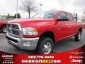Flame Red 2011 Dodge Ram 2500 HD Big Horn Crew Cab 4x4
