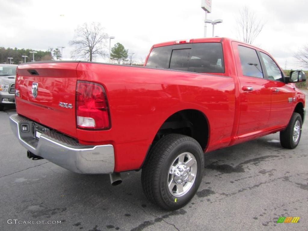 Flame Red 2011 Dodge Ram 2500 HD Big Horn Crew Cab 4x4 Exterior Photo #46517535